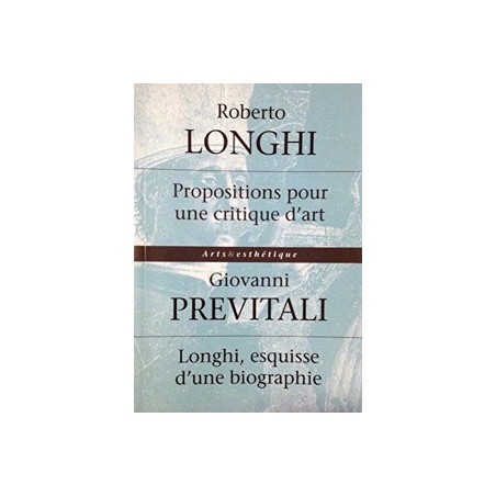 Propositions pour une critique de l 'art